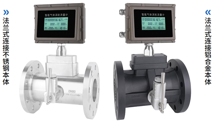 煤制氣流量計材質分類圖